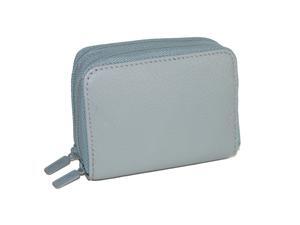 Buxton Womens Leather Mini Accordion Wizard Wallet, Grey Buxton Womens Leather Mini Accordion Wizard Wallet, Grey