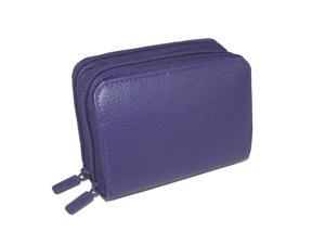 Buxton Womens Leather Mini Accordion Wizard Wallet, Purple Buxton Womens Leather Mini Accordion Wizard Wallet, Purple