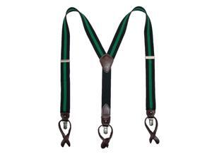 Tommy Hilfiger Mens Elastic Striped Convertible Button & Clip End Suspenders Tommy Hilfiger Mens Elastic Striped Convertible Button & Clip End Suspenders