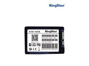KingDian High Speed S180 2.5" 60GB SATA III MLC Internal Solid State Drive (SSD) S18060GB KingDian High Speed S180 2.5" 60GB SATA III MLC Internal Solid State Drive (SSD) S18060GB