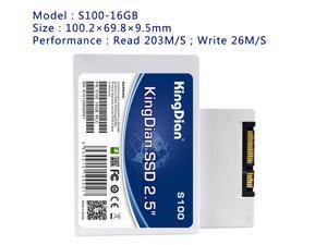 KingDian S100 Series 2.5" 16GB SATA II Internal Solid State Drive (SSD) For Computer (S100 16GB) KingDian S100 Series 2.5" 16GB SATA II Internal Solid State Drive (SSD) For Computer (S100 16GB)