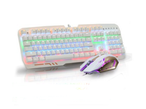 MITU Professional Waterproof Mechanical Green axis Keyboard Gaming Mouse Combo 104 Keys Backlit USB Wired for Computer and Game for Windows 7 / 8 /10/ XP / Vista (6-colour Backlight) MITU Professional Waterproof Mechanical Green axis Keyboard Gaming Mouse Combo 104 Keys Backlit USB Wired for Computer and Game for Windows 7 / 8 /10/ XP / Vista (6-colour Backlight)