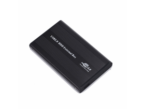 ShuoLe USB 2.0 Aluminum External Hard Drive Enclosure Case Supports 2.5-inch IDE/PATA Drives Up To 500GB ShuoLe USB 2.0 Aluminum External Hard Drive Enclosure Case Supports 2.5-inch IDE/PATA Drives Up To 500GB