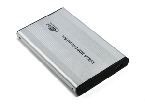 ShuoLe USB 2.0 Aluminum External Hard Drive Enclosure Case Supports 2.5-inch IDE/PATA Drives Up To 500GB ShuoLe USB 2.0 Aluminum External Hard Drive Enclosure Case Supports 2.5-inch IDE/PATA Drives Up To 500GB