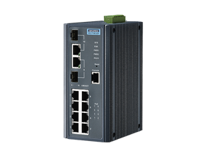 Advantech 8FE+2G Port Gigabit Managed Redundant Industrial PoE+ Switch with IXM, Wide Temp -10~60°C Advantech 8FE+2G Port Gigabit Managed Redundant Industrial PoE+ Switch with IXM, Wide Temp -10~60°C