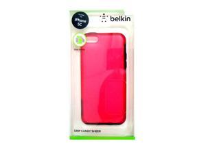 New in Box OEM Belkin iPhone 5C Grip Candy Sheer Red Black Flex Shell Cover Case New in Box OEM Belkin iPhone 5C Grip Candy Sheer Red Black Flex Shell Cover Case