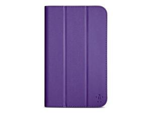 New OEM Belkin Samsung Galaxy Tab 4 10.1 Purple TriFold Flip Cover Case+Stand New OEM Belkin Samsung Galaxy Tab 4 10.1 Purple TriFold Flip Cover Case+Stand