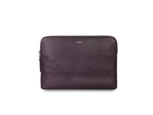 KNOMO Mayfair Leather Davies Double Zip Crossbody - Espresso KNOMO Mayfair Leather Davies Double Zip Crossbody - Espresso