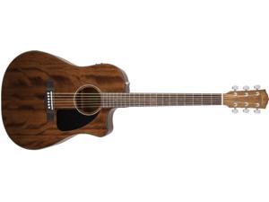Fender CD-60CE Dreadnought Cutaway Acoustic-Electric Guitar with Hard Case - All Mahogany Fender CD-60CE Dreadnought Cutaway Acoustic-Electric Guitar with Hard Case - All Mahogany