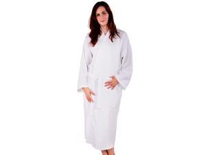 100% Turkish Cotton Adult Waffle Kimono Robe - White - Adult - XXLarge 100% Turkish Cotton Adult Waffle Kimono Robe - White - Adult - XXLarge