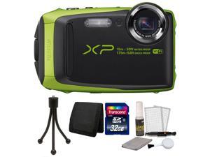 Fujifilm FinePix XP90 16.4MP Waterproof Digital Camera LIME + 32GB Accessory Kit LIME Fujifilm FinePix XP90 16.4MP Waterproof Digital Camera LIME + 32GB Accessory Kit LIME