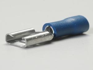 K-Four Blue Female Slide On Terminals 1/4 Inch For 14-16 Gauge Wires - Pack Of 12 K-Four Blue Female Slide On Terminals 1/4 Inch For 14-16 Gauge Wires - Pack Of 12