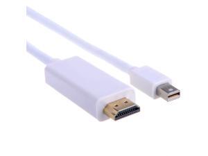 6 feet Mini Displayport Thunderbolt To HDMI Adapter Cable For MacBook Pro Air, Surface 6 feet Mini Displayport Thunderbolt To HDMI Adapter Cable For MacBook Pro Air, Surface