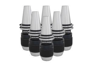 Accusize - 6 Pcs of 0-5/8" CAT40 CNC Integral Keyless Drill Chuck Acc. 0.002", #0222-0892x6 Accusize - 6 Pcs of 0-5/8" CAT40 CNC Integral Keyless Drill Chuck Acc. 0.002", #0222-0892x6