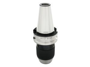 Accusize - 0-1/2'' BT40 CNC Integral Keyless Drill Chuck Accuracy 0.002'' #0222-0990 Accusize - 0-1/2'' BT40 CNC Integral Keyless Drill Chuck Accuracy 0.002'' #0222-0990