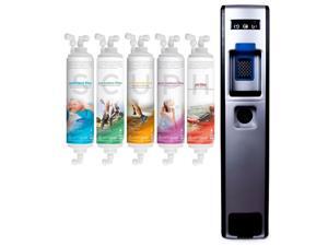 Drinkpod USA 505 Series Bottleless Water Cooler with 9 Stage Purification Process Including Sediment, Pre Carbon, UF Membrane, Post Carbon and pH Alkaline Filter. Installation kit Included. Drinkpod USA 505 Series Bottleless Water Cooler with 9 Stage Purification Process Including Sediment, Pre Carbon, UF Membrane, Post Carbon and pH Alkaline Filter. Installation kit Included.