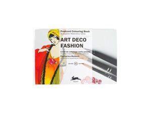 Pepin Postcard Coloring Book, Art Deco Fashion Pepin Postcard Coloring Book, Art Deco Fashion