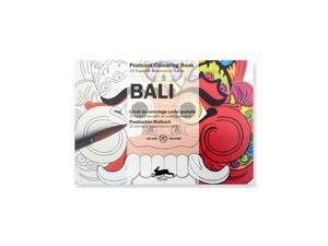 Pepin Postcard Coloring Book, Bali Pepin Postcard Coloring Book, Bali