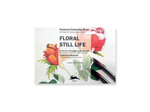 Pepin Postcard Coloring Book, Floral Still Life Pepin Postcard Coloring Book, Floral Still Life