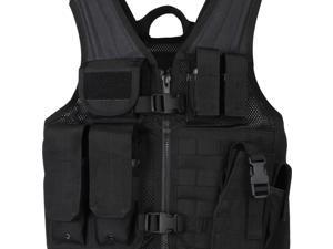KIDSS TACTICAL DRAW VEST BLACK KIDSS TACTICAL DRAW VEST BLACK