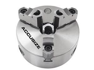 AccusizeTools - 12" 2-Piece Reversible Jaws 3-Jaw Chuck, Plain Back, x0.003" T.I.R., #0559-0117 AccusizeTools - 12" 2-Piece Reversible Jaws 3-Jaw Chuck, Plain Back, x0.003" T.I.R., #0559-0117