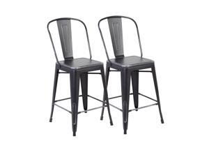 United Office Chair 26-inch Industrial Counter Dining Barstool with Back(set of 2) United Office Chair 26-inch Industrial Counter Dining Barstool with Back(set of 2)