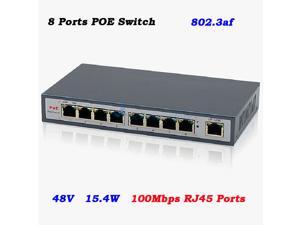 Power Over Ethernet 8 Ports PoE Switch For POE IP Cameras Like Hikvision & Dahua Power Over Ethernet 8 Ports PoE Switch For POE IP Cameras Like Hikvision & Dahua