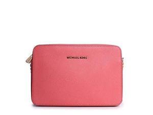 MICHAEL Michael Kors Cindy Large Dome Crossbody Saffiano Leather 18K, Color Pink Grapefruit MICHAEL Michael Kors Cindy Large Dome Crossbody Saffiano Leather 18K, Color Pink Grapefruit