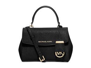 MICHAEL Michael Kors Ava Xs Crossbody Saffiano Leather 18K, Color Black MICHAEL Michael Kors Ava Xs Crossbody Saffiano Leather 18K, Color Black