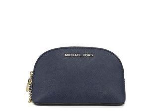 MICHAEL Michael Kors Alex Small Travel Pouch Saffiano Leather 18K, Color Navy MICHAEL Michael Kors Alex Small Travel Pouch Saffiano Leather 18K, Color Navy