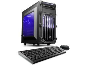CybertronPC Palladium (VR Ready) Gaming Desktop Computer (Black/Blue) Intel Core i5 6th Gen 6600 (3.3 GHz) 8GB DDR4 1TB HDD 240GB SSD NVIDIA GeForce GTX 1060 6GB GDDR5 MS Windows 10 Home CybertronPC Palladium (VR Ready) Gaming Desktop Computer (Black/Blue) Intel Core i5 6th Gen 6600 (3.3 GHz) 8GB DDR4 1TB HDD 240GB SSD NVIDIA GeForce GTX 1060 6GB GDDR5 MS Windows 10 Home
