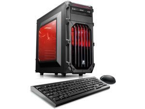CybertronPC Palladium (VR Ready) Gaming Desktop Computer (Black/Red) Intel Core i5 6th Gen 6600 (3.3 GHz) 8GB DDR4 1TB HDD NVIDIA GeForce GTX 1060 6GB GDDR5 MS Windows 10 Home CybertronPC Palladium (VR Ready) Gaming Desktop Computer (Black/Red) Intel Core i5 6th Gen 6600 (3.3 GHz) 8GB DDR4 1TB HDD NVIDIA GeForce GTX 1060 6GB GDDR5 MS Windows 10 Home