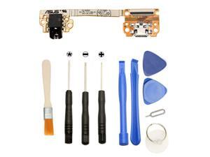 Games&Tech USB Charger Charging Dock Port Flex Cable Ribbon with Audio Jack Replacement Repair Part + Tools for Asus Google Nexus 7 ME370T Games&Tech USB Charger Charging Dock Port Flex Cable Ribbon with Audio Jack Replacement Repair Part + Tools for Asus Google Nexus 7 ME370T