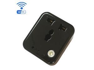 CBH Wifi Spy Hidden Camera Adapter 1080P H.264 Format Hd IP Network Camera Hidden Adapter Camera with App Remote Control LED Light Built-in Memory 8GB Black CBH Wifi Spy Hidden Camera Adapter 1080P H.264 Format Hd IP Network Camera Hidden Adapter Camera with App Remote Control LED Light Built-in Memory 8GB Black