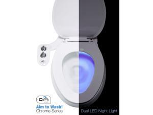 Bidet Attachment with Toilet Night Light - Dual Nozzles - Quick Release Feature - Self Cleaning Bidet Attachment with Toilet Night Light - Dual Nozzles - Quick Release Feature - Self Cleaning
