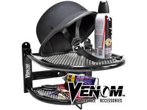 Venom® Motorcycle Helmet Gloves Jacket Shelf Shelves For Vespa LX GTS GTV 250 Sprint Sport Rally Venom® Motorcycle Helmet Gloves Jacket Shelf Shelves For Vespa LX GTS GTV 250 Sprint Sport Rally