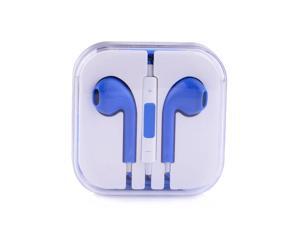 Earphone Headphone With Mic and Volume Control In Retail Box For iPhone 4/4S/5-Blue Earphone Headphone With Mic and Volume Control In Retail Box For iPhone 4/4S/5-Blue