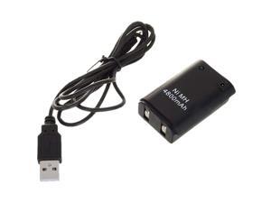 USB Rechargeable 4800mAh Battery with USB Charging Cable for Xbox 360 Controller USB Rechargeable 4800mAh Battery with USB Charging Cable for Xbox 360 Controller
