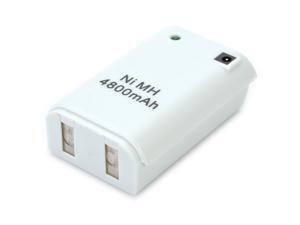 USB Rechargeable "4800mAh" Battery with USB Charging Cable for Xbox 360 Controller USB Rechargeable "4800mAh" Battery with USB Charging Cable for Xbox 360 Controller