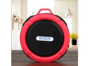 Portable Waterproof Bluetooth 3.0 Speaker Outdoor Wireless Stereo Speaker with Microphone/Sucker/Snap hook-Red + Black Portable Waterproof Bluetooth 3.0 Speaker Outdoor Wireless Stereo Speaker with Microphone/Sucker/Snap hook-Red + Black