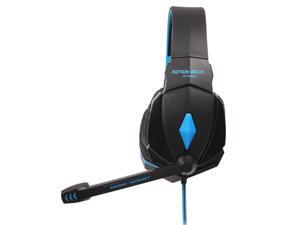 KOTION EACH G4000 Stereo Noise Cancelling Gaming Headset w/ Mic HiFi Driver LED Light for PC - Blue + Black KOTION EACH G4000 Stereo Noise Cancelling Gaming Headset w/ Mic HiFi Driver LED Light for PC - Blue + Black