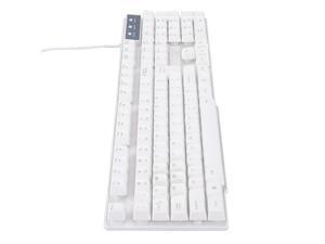 Jianshengyizu K1 Suspension Imitation 104-key USB Wired Mechanical Feel Gaming Keyboard - White + Red Jianshengyizu K1 Suspension Imitation 104-key USB Wired Mechanical Feel Gaming Keyboard - White + Red