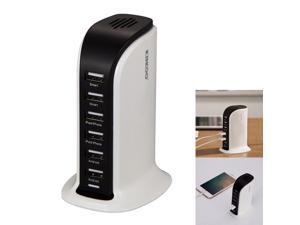 440W 6-Port Family-Sized Desktop USB Charger for iPhone, iPad Air 2, Samsung Galaxy, Nexus, HTC, Nokia and More (White) 440W 6-Port Family-Sized Desktop USB Charger for iPhone, iPad Air 2, Samsung Galaxy, Nexus, HTC, Nokia and More (White)