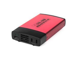 160W Car Vehicle DC 12V to AC 110V Matte Surface Power Inverter Adapter Converter w/ USB Port - Red + Black 160W Car Vehicle DC 12V to AC 110V Matte Surface Power Inverter Adapter Converter w/ USB Port - Red + Black