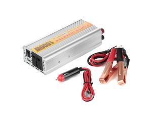 1500W Car Vehicle DC 12V to AC 110V Power Inverter Adapter Converter w/ USB Port - Silver 1500W Car Vehicle DC 12V to AC 110V Power Inverter Adapter Converter w/ USB Port - Silver