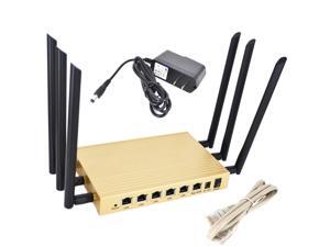 Wireless Router 1200Mbps 11AC Super Long Range - With 6 x 7 dBi External Antennas WIFI Gigabit Router Cooling Titanium Aluminum Case Wireless Router 1200Mbps 11AC Super Long Range - With 6 x 7 dBi External Antennas WIFI Gigabit Router Cooling Titanium Aluminum Case