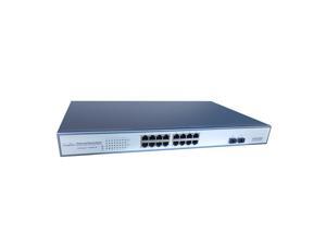 LinkPower™ 2016AF-2F 16-Port Desktop/Rackmount Gigabit PoE & 2 SFP Fiber Optic Gigabit Uplink Ports LinkPower™ 2016AF-2F 16-Port Desktop/Rackmount Gigabit PoE & 2 SFP Fiber Optic Gigabit Uplink Ports