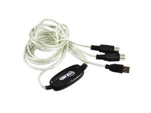 THZY USB Midi Cable Lead Adaptor for Musical Keyboard to PC Laptop XP Vista Mac THZY USB Midi Cable Lead Adaptor for Musical Keyboard to PC Laptop XP Vista Mac