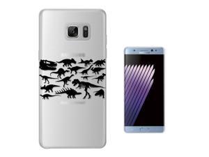 Samsung Galaxy Note 7 Gel Silicone Case All Edges Protection Cover C0332 - Dinosaur Skeleton Bones Fossils T-Rex Spinosaurus Triceratops Stegosaurus Samsung Galaxy Note 7 Gel Silicone Case All Edges Protection Cover C0332 - Dinosaur Skeleton Bones Fossils T-Rex Spinosaurus Triceratops Stegosaurus