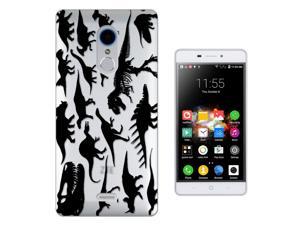 ZTE Blade X9 5.5'' Gel Silicone Case All Edges Protection Cover C0371 - Dinosaur Skeleton Bones Fossils T-Rex Spinosaurus ZTE Blade X9 5.5'' Gel Silicone Case All Edges Protection Cover C0371 - Dinosaur Skeleton Bones Fossils T-Rex Spinosaurus
